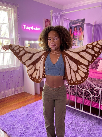 Sky's Patched Butterfly Cardigans